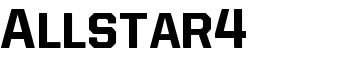 Allstar4 font