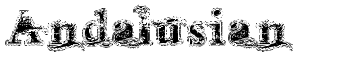 Andalusian font
