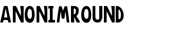 AnonimRound font