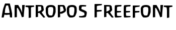 Antropos Freefont font
