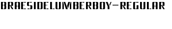 downloadBraesideLumberboy-Regular font