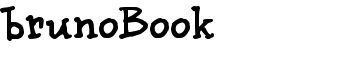 brunoBook font