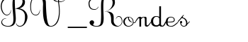 download BV_Rondes font