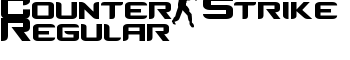 download Counter-Strike Regular font