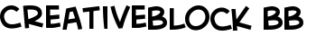 CreativeBlock BB font