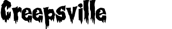 download Creepsville font