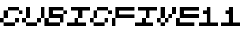 download CubicFive11 font