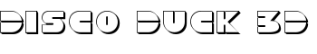 Disco Duck 3D font