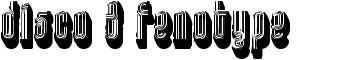 disco 3 fenotype font