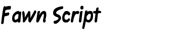 download Fawn Script font