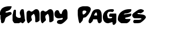 Funny Pages font