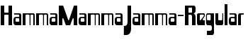 HammaMammaJamma-Regular font