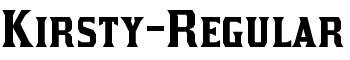 Kirsty-Regular font