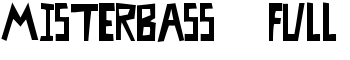 download MisterBass  Full font