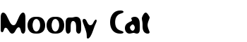 Moony Cat font