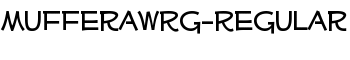 MufferawRg-Regular font