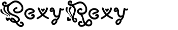 download SexyRexy font
