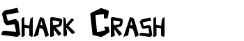 download Shark Crash font