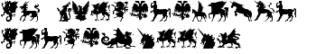 download SL Mythological Silhouettes font