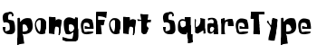 SpongeFont SquareType font