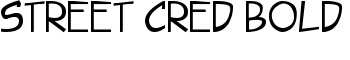 download Street Cred Bold font
