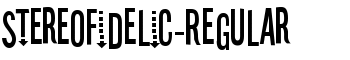 Stereofidelic-Regular font