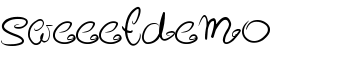 sweeetdemo font