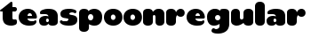 download teaspoonRegular font