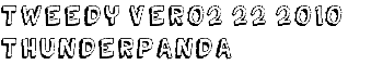 Tweedy ver02 22 2010 thunderpanda font