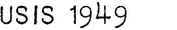 download USIS 1949 font