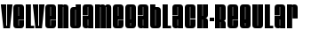 VelvendaMegablack-Regular font
