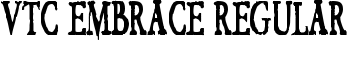 VTC Embrace Regular font