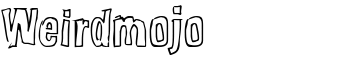 download Weirdmojo font