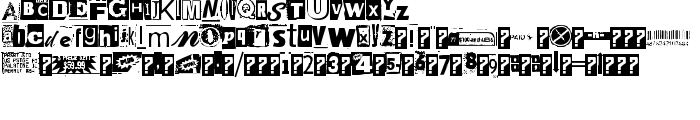 AnonymousClippings font