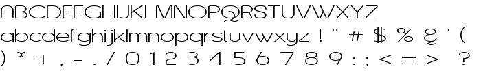 Asenine Wide font