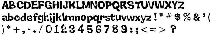 BackSplatter Drippy font