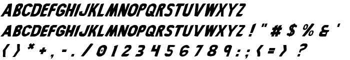 Bronic Italic font