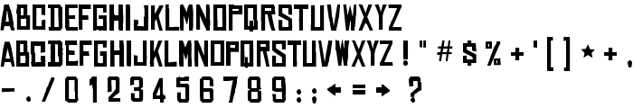 ChineseRocksRg-Regular font