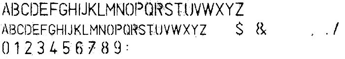 coldcoffee  2005 font