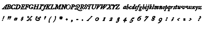 Essays 1743 Bold Italic font