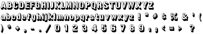 Gunplay3D-Regular font