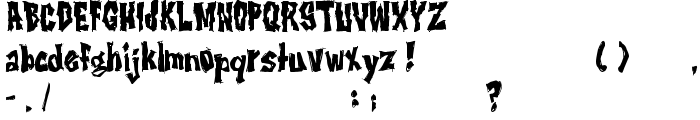 It Must Be Destroyed font