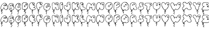 JI Balloon Caps font