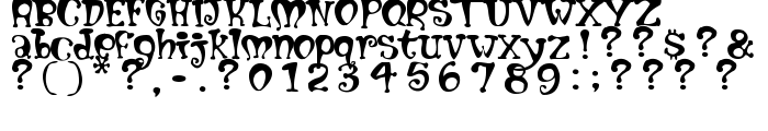 Mumblypegs font