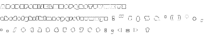 Parafuse Ultra Black Outline font