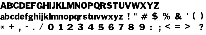 Poterski-HND-CE-Bold font