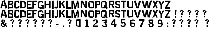 Science Project font