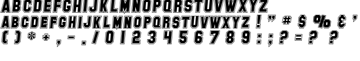 SF Collegiate Italic font