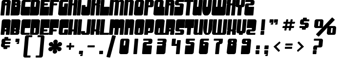 SF Groove Machine Bold font