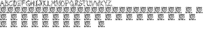 Smelted Demo font